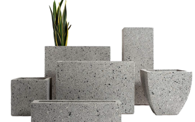 Large plant containers in Vancouver